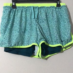 Nike DRI-FIT shorts with built in Nike Pros